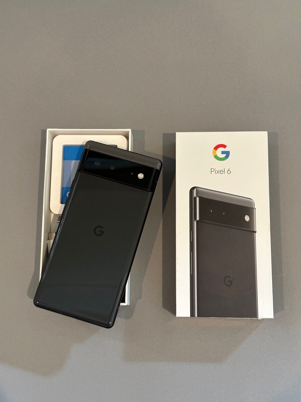 NEW Google Pixel 6 128GB Stormy Black Verizon Android Smartphone G9S9B