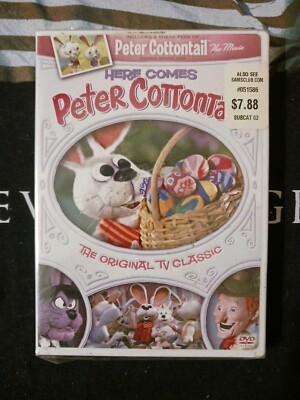 Here Comes Peter Cottontail DVD Bonus Features NEW & SEALED! Children's Easter