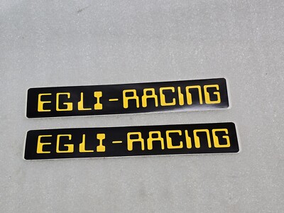 Egli Racing Motorrad Aufkleber 2 Stück Original 30x5 cm Keine Repros