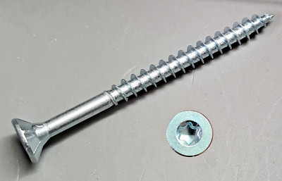 Reisser  Spanplatten Schrauben Q200plus,  TX hell verzinkt TG 5,0x70, Fräsrippen