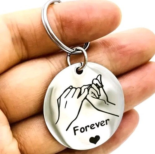 Schlüsselanhänger Forever, Partner, Liebe, Freundschaft, Valentinstag, Geschenk - Bild 2 von 4