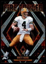 2022 Panini Phoenix Fire Forged Brett Favre Green Bay Packers #FF-10 Insert