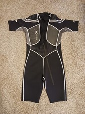 Women's Wetsuit Neoprene Shorty Back Zip Suit Surf Scuba Dive Suit XPS XXL CL