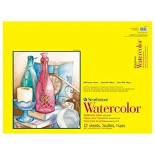 Strathmore 300 Series Watercolor Pad 18x24 12 Sheets Cold Press and Smooth