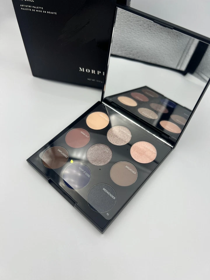 Morphe 9S So Chill Artistry Eyeshadow Palette | 9 Cool-Toned Shades | NEW IN BOX - Image 2 of 4