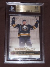 2014-15 UD Sam Reinhart BGS 10 PRISTINE Canvas Young Guns Rookie (.5 from BLACK)