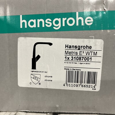 Hansgrohe 31087001 Metris Bathroom Faucet & Drain, Chrome (Read Description)