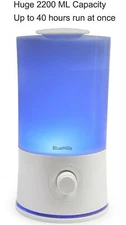 BlueHills  2000 ML Premium Extra Large Essential Oil Diffuser Humidifier - White