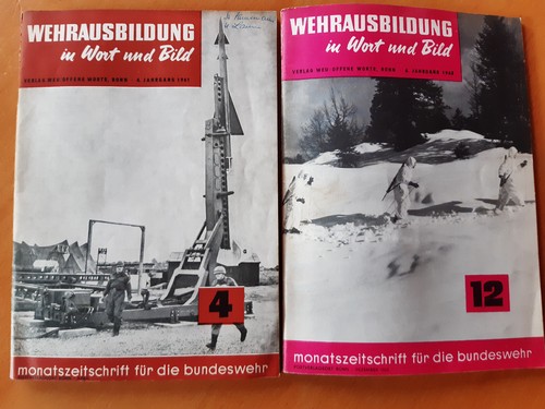 2 x Wehrausbildung in Wort und Bild Ausgabe 4/1961 und 12/1963 gebrauchter Zusta
