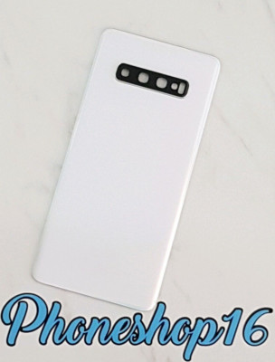 Original Samsung Galaxy S10+ PLUS SM-G975F Akkudeckel Deckel Backcover Weiß B