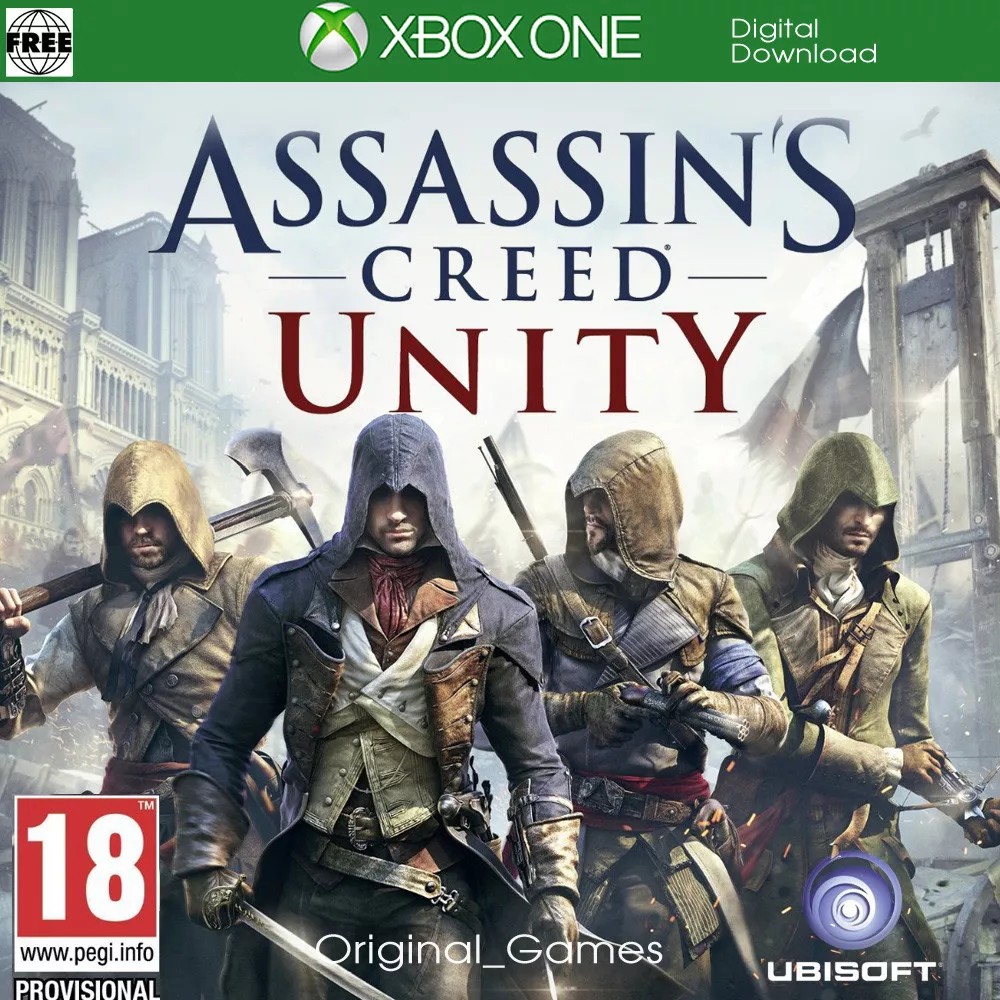 Assassin's Creed Unity Dead Kings Xbox One Box Art Cover by