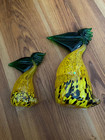 Fifth Avenue Crystal Blown Glass Art Tropical Toucans, Set of 2 Vintage — photo 2