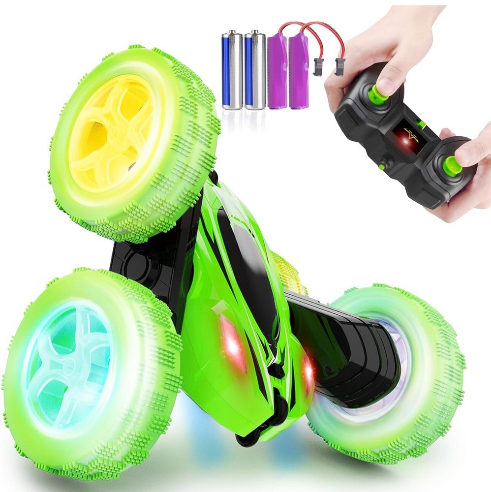 2.4GHz 4WD RC Monster Truck Toy with 360° Rotation for Kids