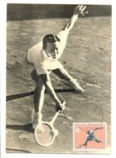 LIECHTENSTEIN 1953 = TENNIS = MAXIMUM CARD --VF
