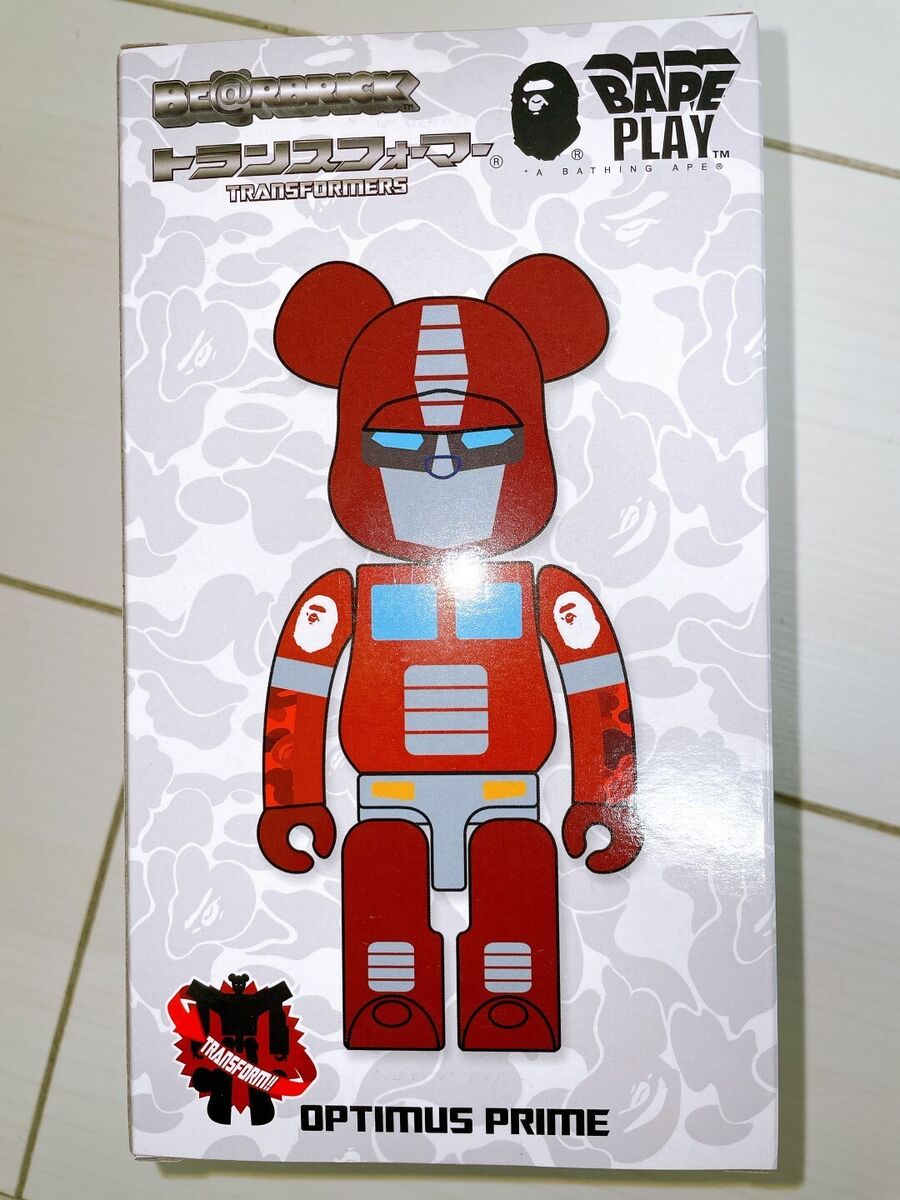 Bearbrick x Transformers Optimus Prime BAPE 200% Red Medicom Bearbrick x Transformers Optimus Prime BAPE 200% Red Medicom