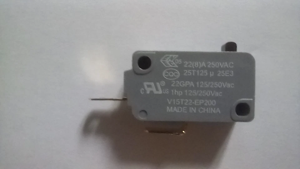 Honeywell V15T22-EP200 SWITCH SNAP ACT SPST-NO 22A 125V