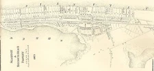 Seabright & Monmouth Beach NJ 1873 Map with Homeowners Detailed Lots