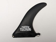 Longboard 7.0" Pacific Vibrations FIN SURFBOARD 4A template 7   Fiberglass