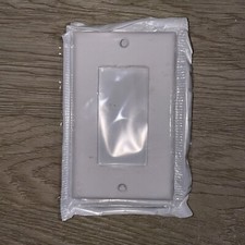 (102) Leviton 80401-W 1 Gang Decora Wallplate, White Free Shipping
