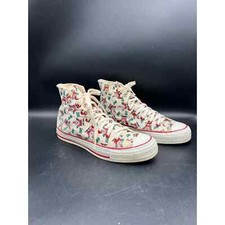 Vintage Converse Shoes Santa HoHo Hightop 8.5 Womans 6.5 Mens Chuck Taylor 1980