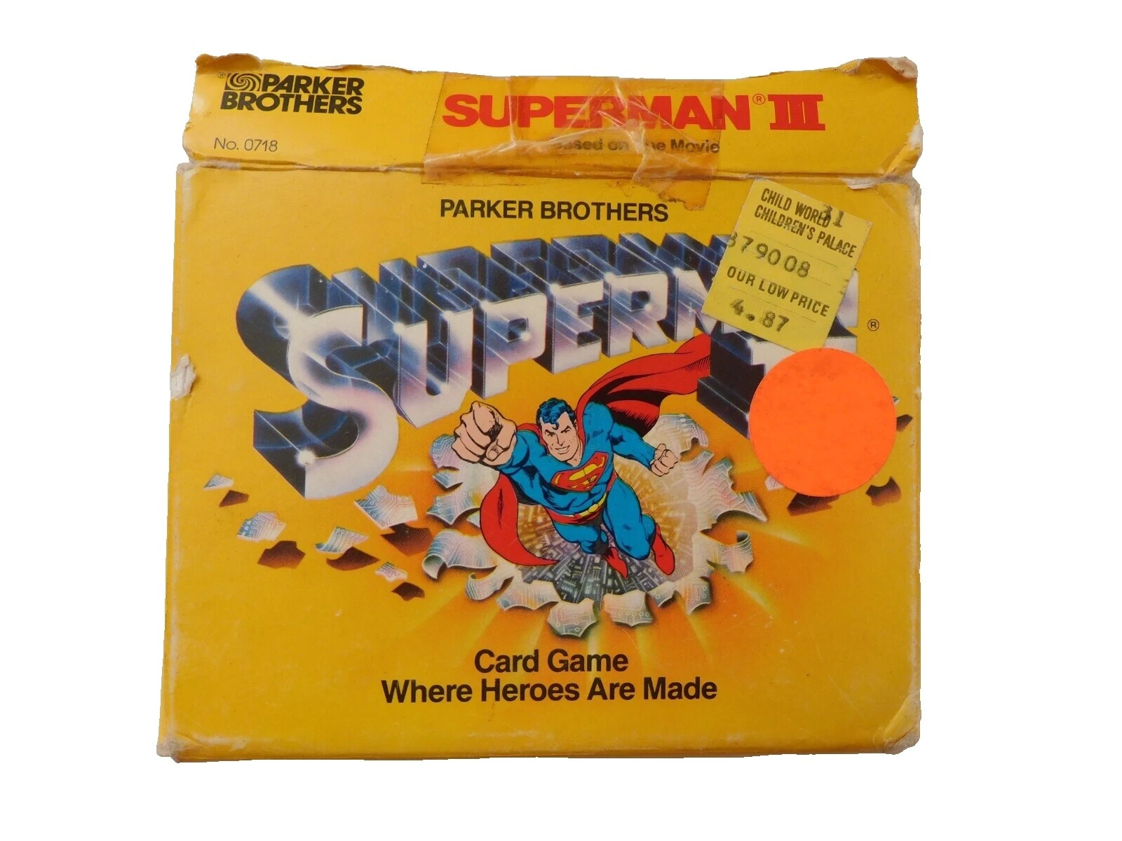 Superman Vintage Card Games