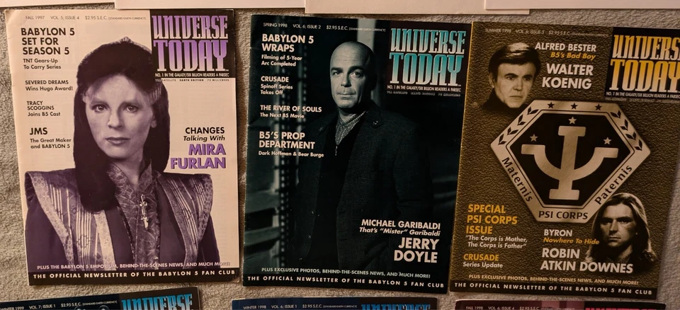Babylon 5 Fansplosion Lot - Universe Today, Headline News, B5 Magazine, Fan Club Foto 3 de 4