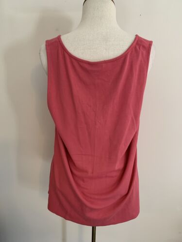 Torrid Ponte Square Neck Zip Up Tank Woman’s Size 2X (18-20) Holly Berry Pink - Picture 2 of 9