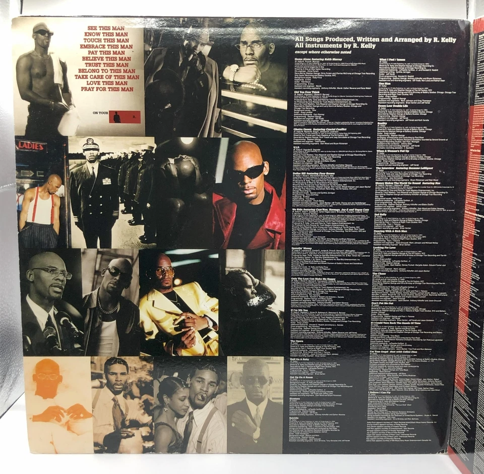 R. Kelly R. 3LP Vinyl 1998 US ORIGINAL JIVE Records R&B 41625-1 - Image 3 of 4