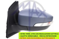 SPECCHIO SPECCHIETTO RETROVISORE ELETTRICO SINISTRO PER FORD KUGA 2012 AL 2020