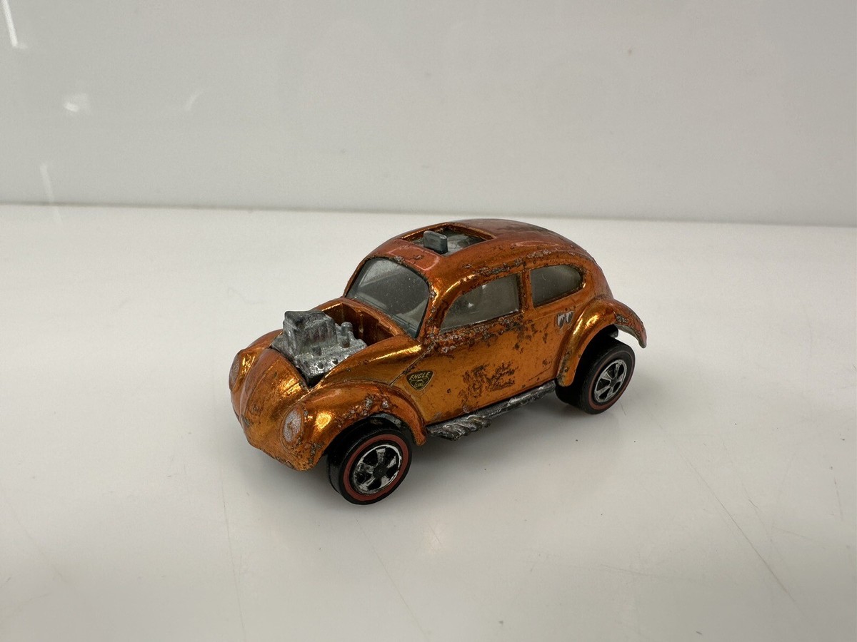Vintage 1967 Hot Wheels Redline Custom Volkswagen Orange USA