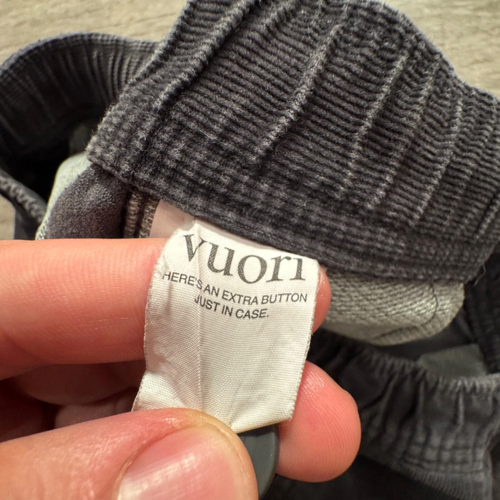 vuori optimist corduroy v440 athleisure pants
