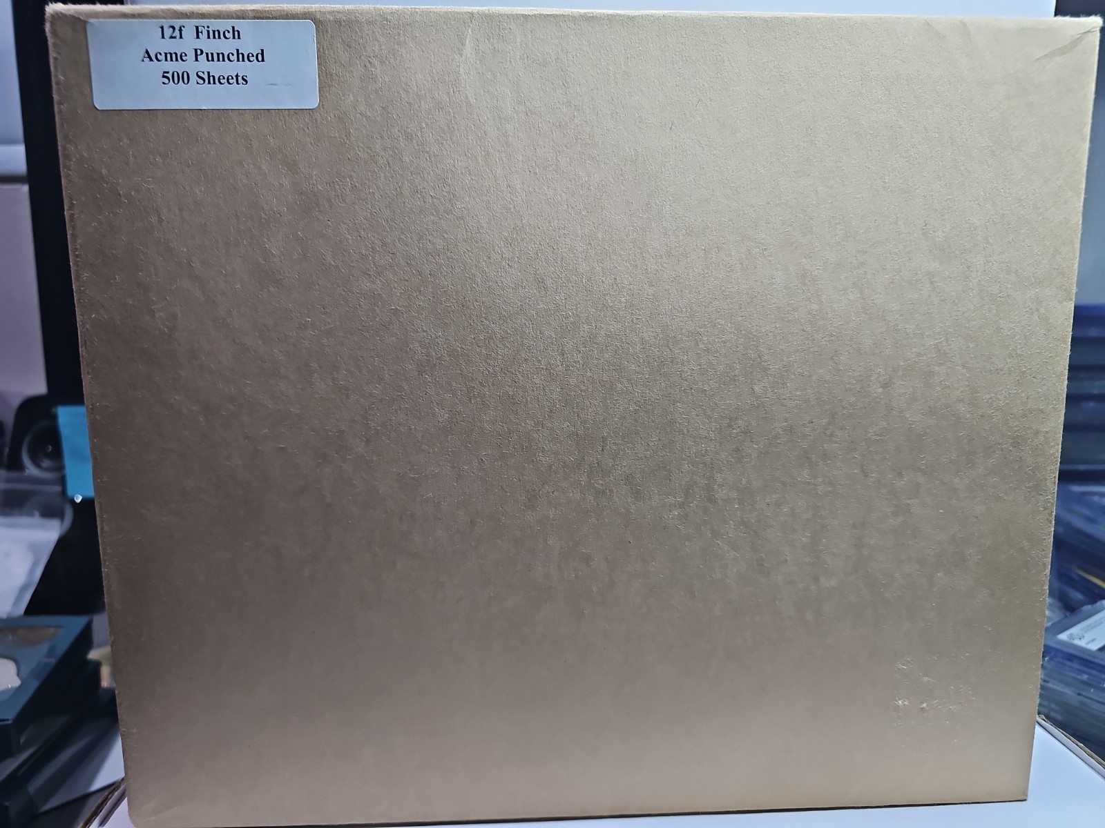 12F Finch Acme Punched Animation Paper 500 Sheets Ream New