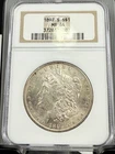 1897 S Morgan Silver Dollar NGC MS 64 - Fantastic Luster Minor Toning Old Holder