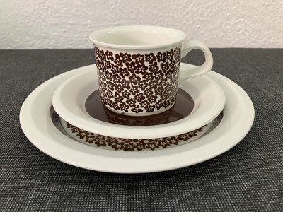 Arabia of Finland faenza Tasse, Untertasse & Kuchenteller