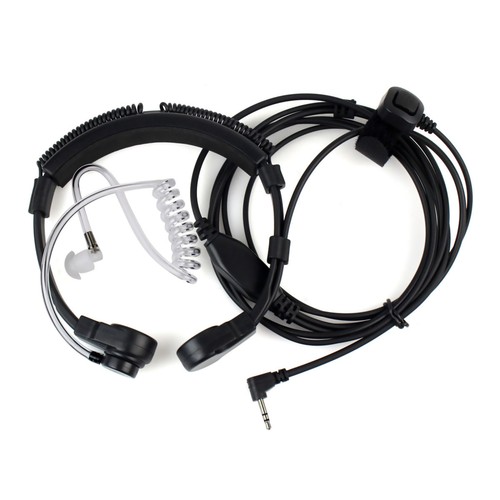 PTT Heavy Duty Throat Mic Earpiece Headset For Motorola MR350R EM1000 MH370 T289 - Picture 3 of 9