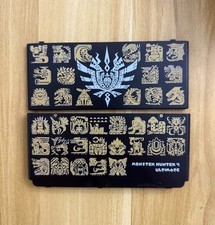 Monster Hunter 4 Ultimate Golden Totem Emblem Nintendo New 3DS Replacement shell