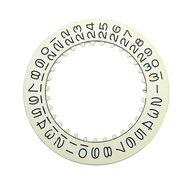 Rolex 1560 1570 Caliber White Date Disc for Submariner GMT