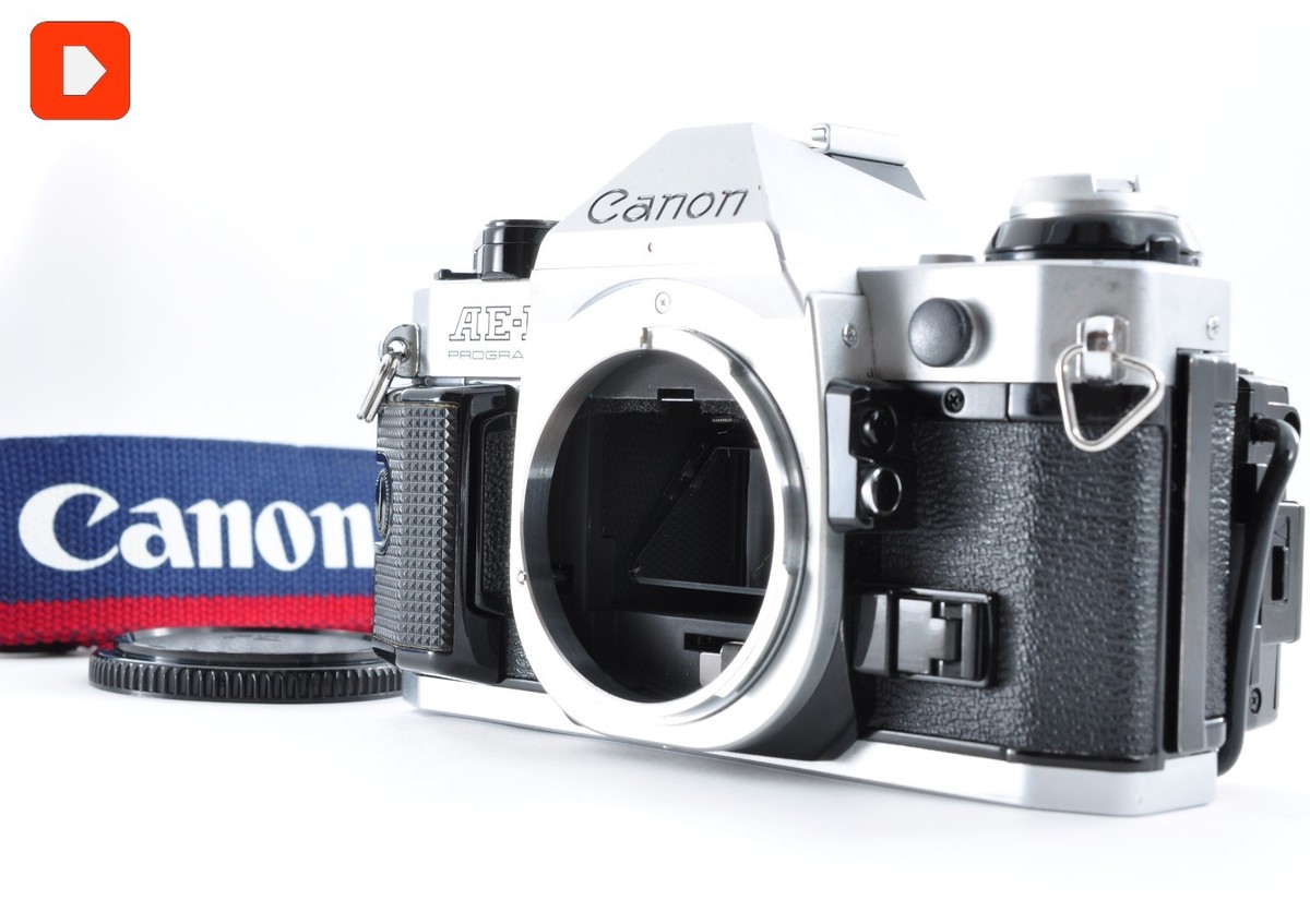 Canon AE-1 Program 35mm SLR Film Camera Body Only Silver