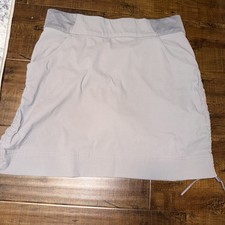 Columbia Omni Shield Advanced Repellency Womens Gray Skort Sz Medium