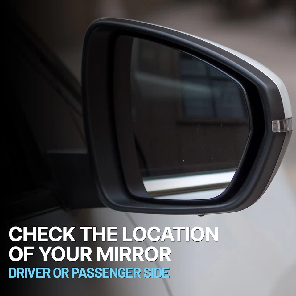 Espejo retrovisor de remolque para Dodge Ram 1500 2002 2009 lado del conductor manual plegable punto ciego Foto 4 de 4