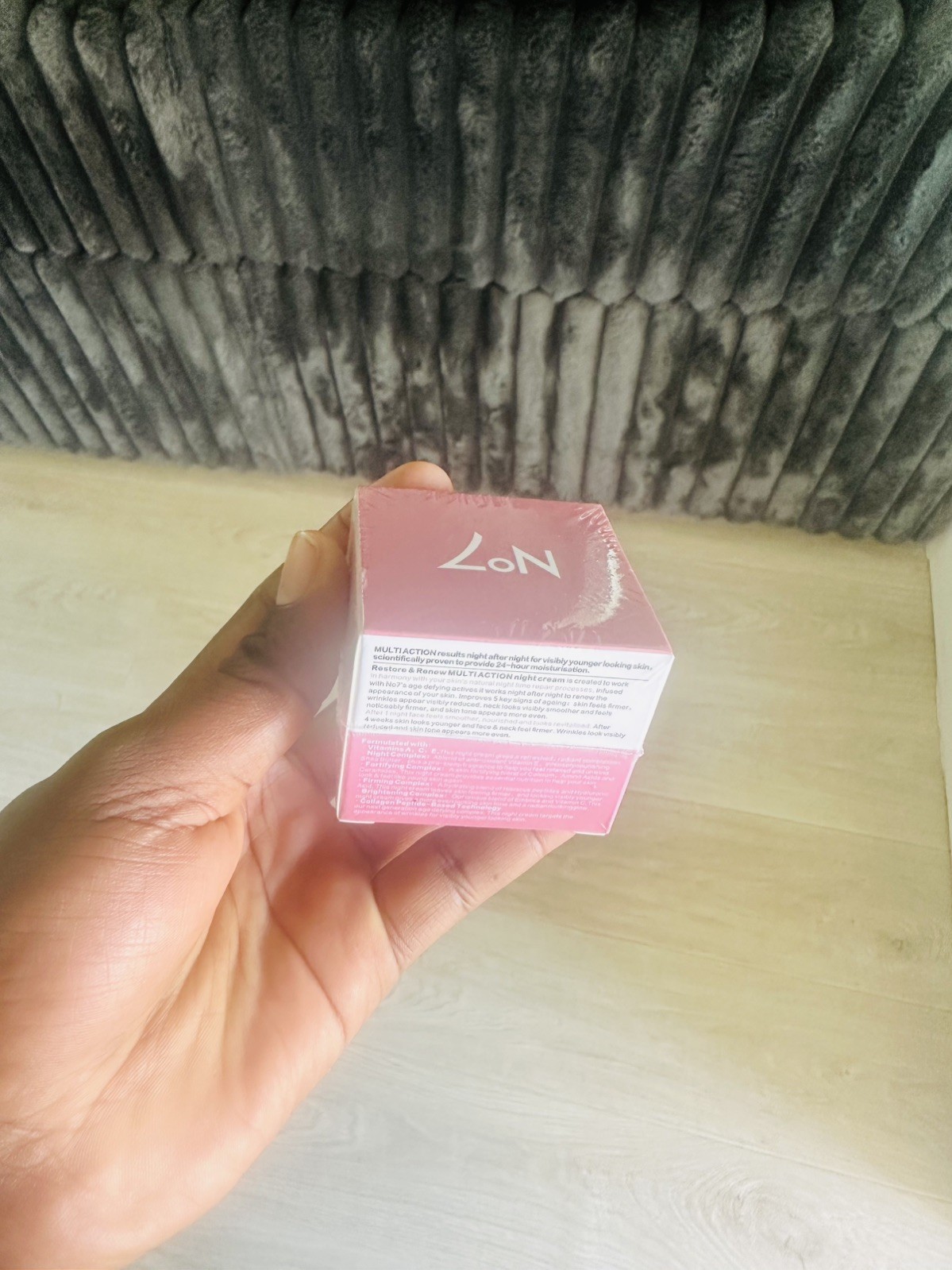 No7 Restore Renew Night Cream for Face Neck Multi-Action 50ML plastic container