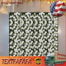 24" X 16" Artificial flower panels Floral Backdrop Silk Rose Wall Home Decor NEW