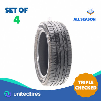 Set of (4) Used 225/55R19 Michelin Defender 2 99H - 7-9/32 (15JK3)