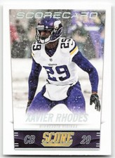 2014 Score #125 Xavier Rhodes Scorecard