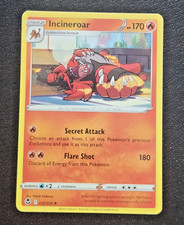 Carta Pokemon TCG rara Incineroar 032/195 (SWSH: Silver Tempest Regular MP)