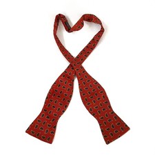 Robert Talbott Silk Bow Tie Paisley Adjusts Self-Tie 2.5"