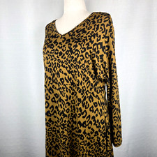 Masai Copenhagen Noa Sweater Dress Size Small Leopard Print Oversized Boho