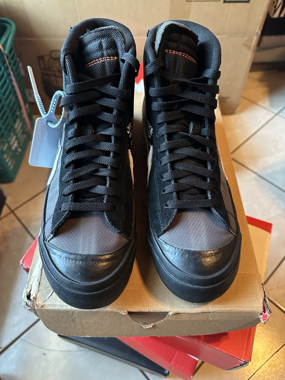 OFF WHITE X NIKE Nike Blazer X Off White Nero