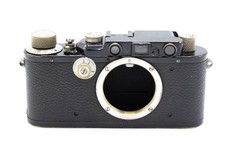 Rare Leica III Black Paint Barnack Camera Recently CLA d Beautiful Patina
