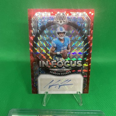 2023 Panini Mosaic - In Focus Signatures Hendon Hooker Red Prizm /199 Plus Bonus